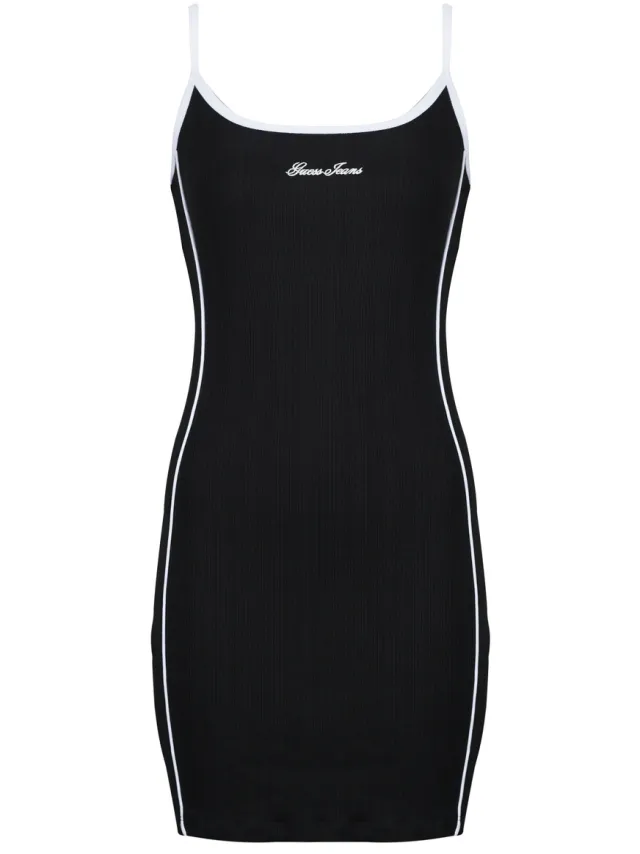 Guess Korte Jurk Guess GJ EMBRO RINGER Zwart