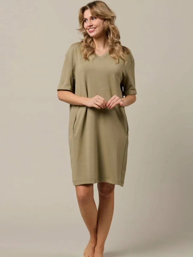 &Co Woman sweatjurk kaki