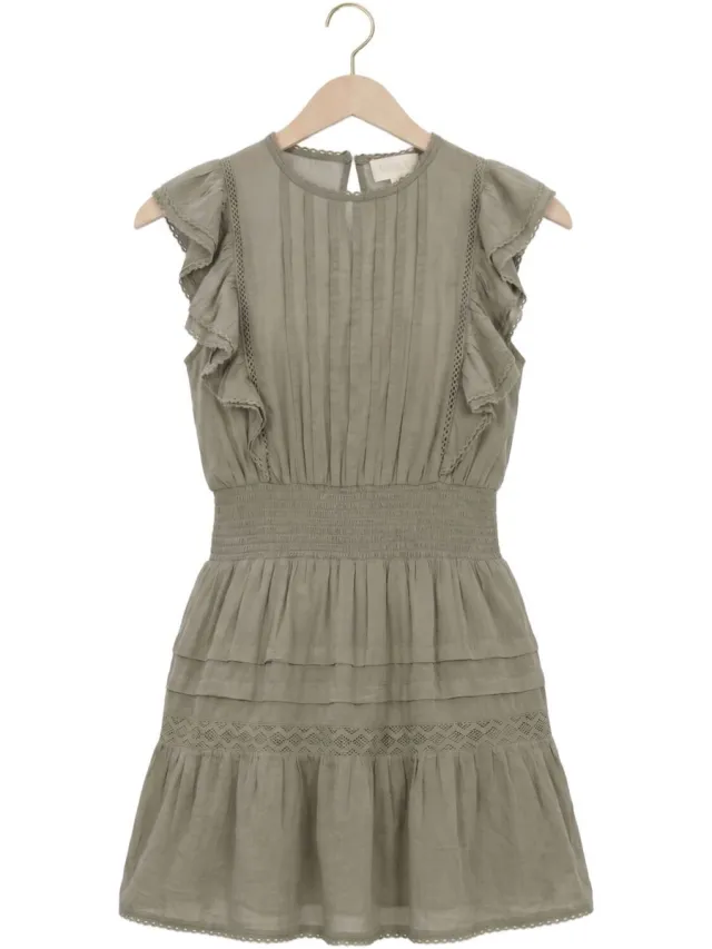 Notre-V Nv-henje Dames - Jurk - Khaki