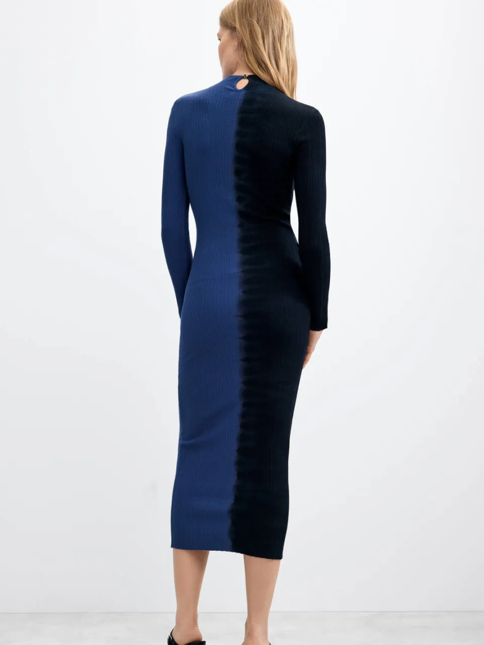 Desigual midi jurk - donkerblauw, foto 2