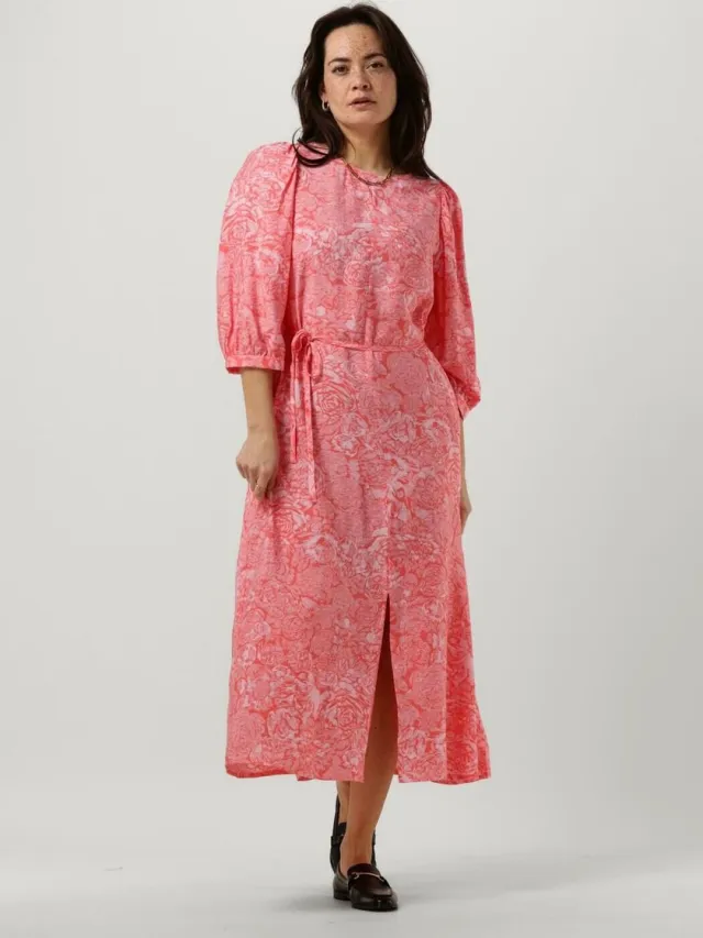 MSCH Copenhagen Divina Ladonna 3/4 Dress Aop Jurken Dames - Rok - Jurk - Roze