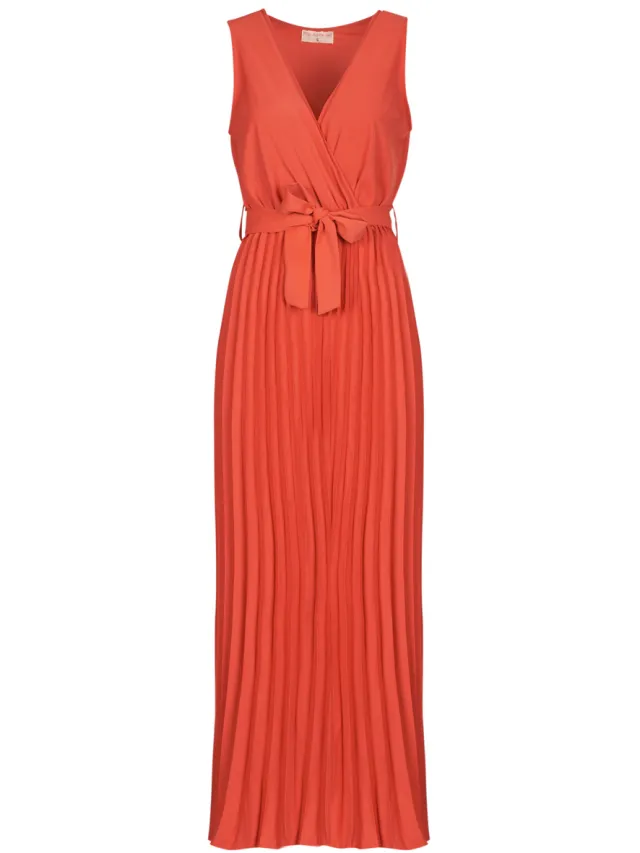 Moony Mood Lange Jurk Moony Mood KIMIE Rood