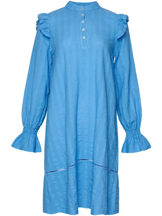 Noella Mona Jurk Katoen Blauw