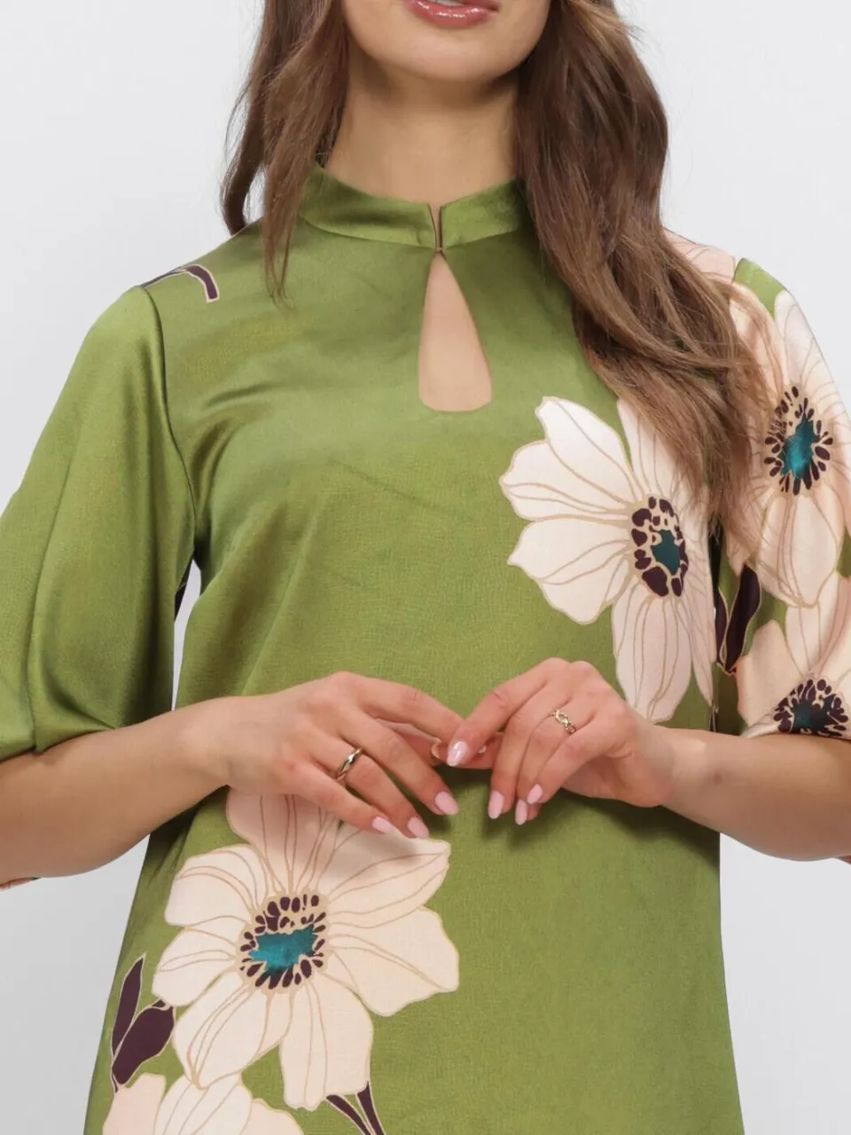 ANA ALCAZAR Dames Jurken 041815-3811 - Groen, foto 4