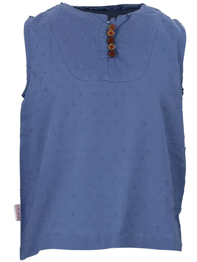 Jurk Miss Girly Tunique fille FLETI blauw