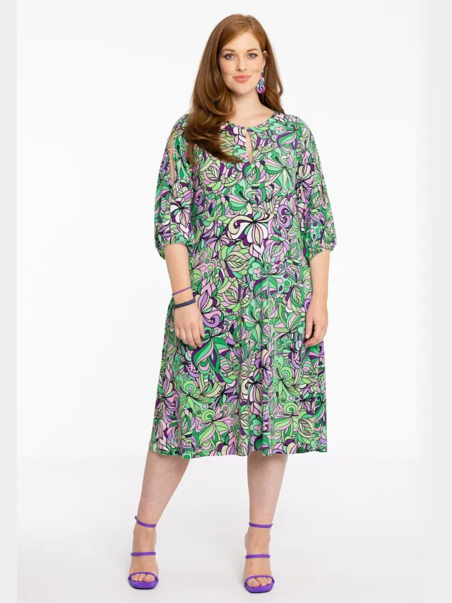 Yoek Jurk TIFFANY | Groen