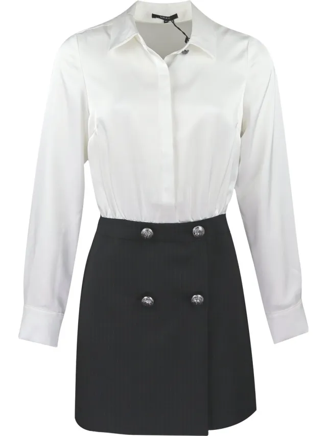 Nikkie blouse jurk Andorra dress Wit