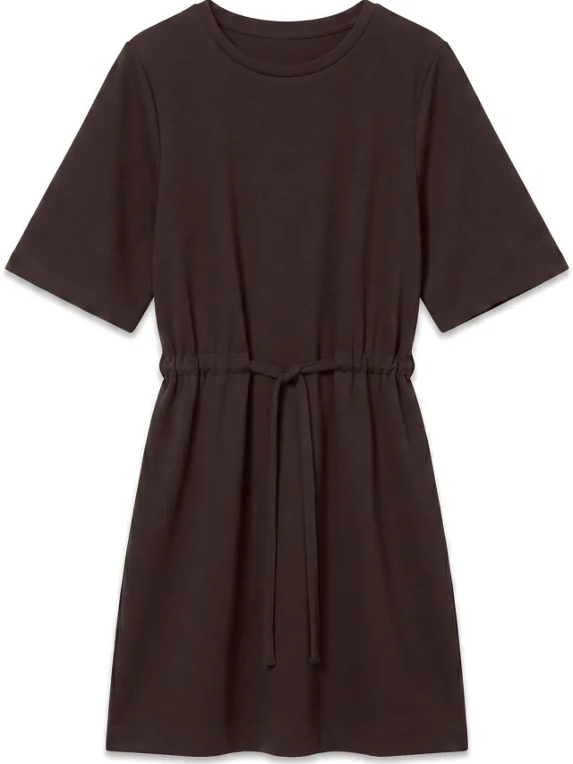 Vero Moda Gebreide jurk AWSIGGA Korte jurk Chocolate Torte 1