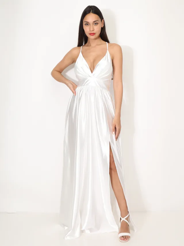 La Modeuse Jurk La Modeuse 70606_P165185 Wit