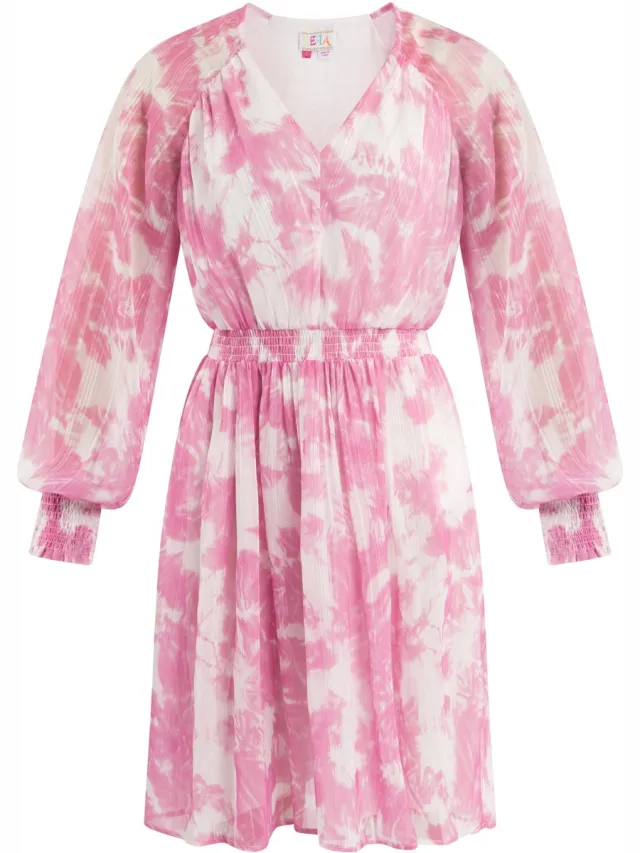 IZIA midi-jurk roze