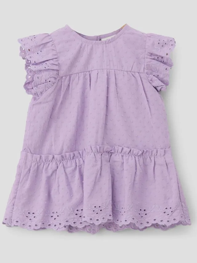 S.Oliver others - Jurk met dobbytextuur lavendel