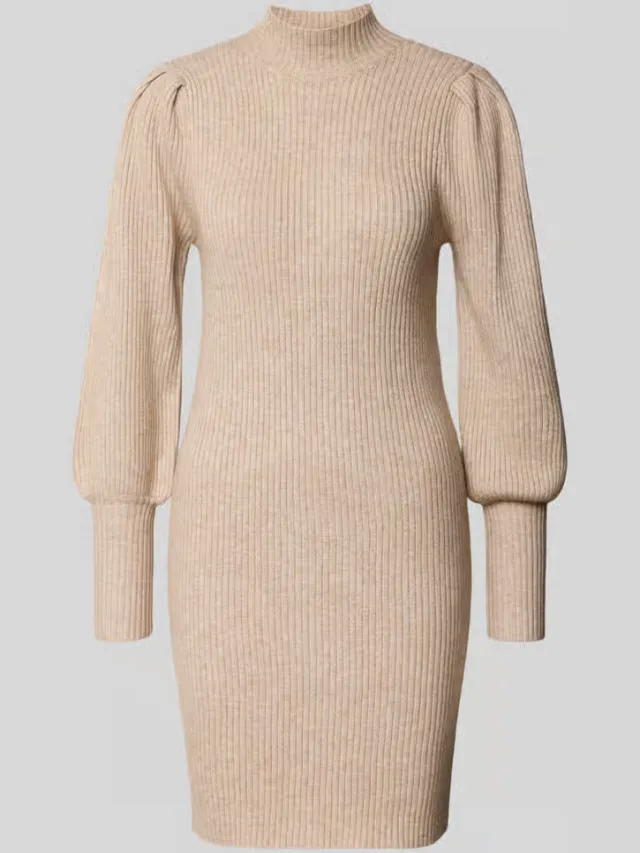 Only Katia tricotjurk beige gemêleerd, foto 2