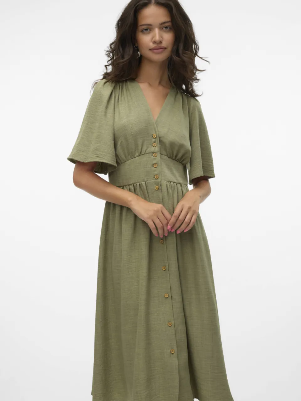 Vero Moda zomerjurk olijfgroen, foto 3