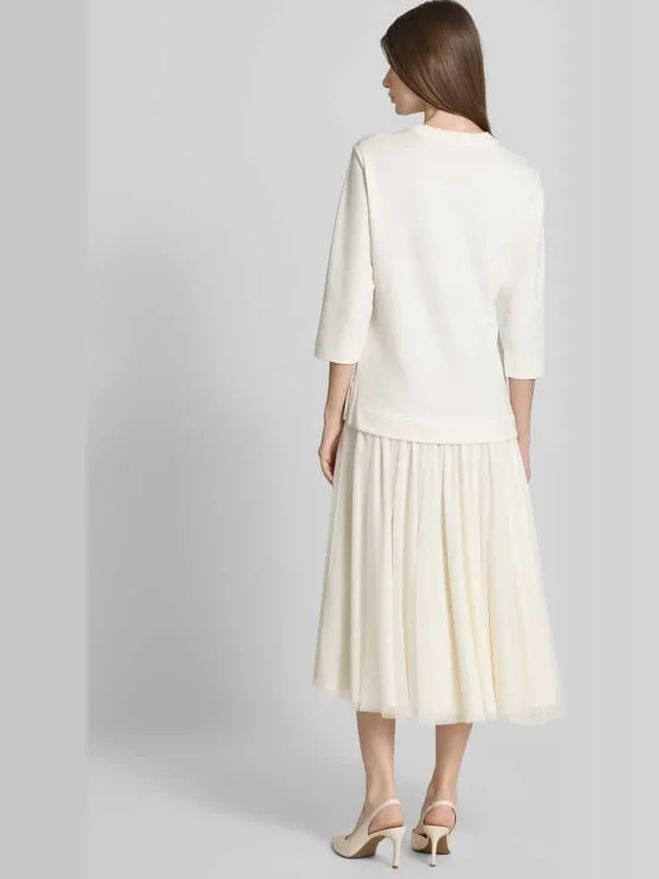 Joop! Midi-jurk in 2-in-1-look offwhite, foto 3
