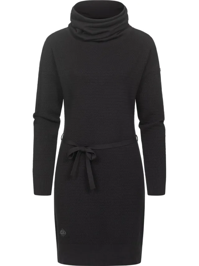 Ragwear Dames zweetjurk Babett Dress Intl. Zwart 22