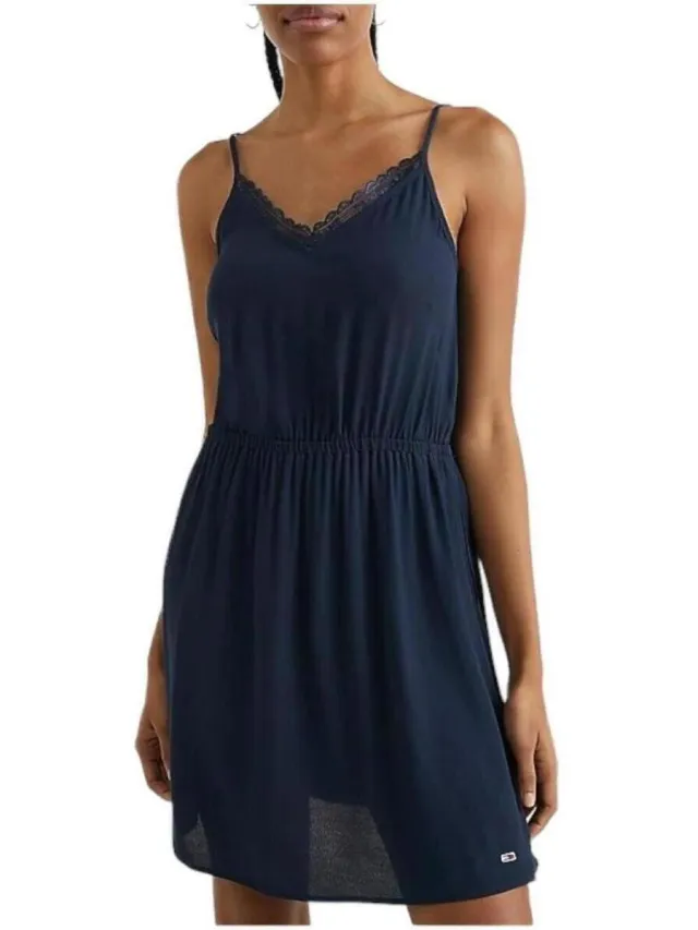 Tommy Hilfiger Jurk Tommy Hilfiger DW0DW15174 Blauw