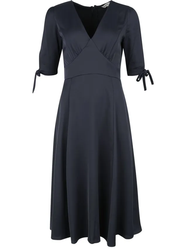 Banned Bella Swing Dames Midi-jurk - blauw