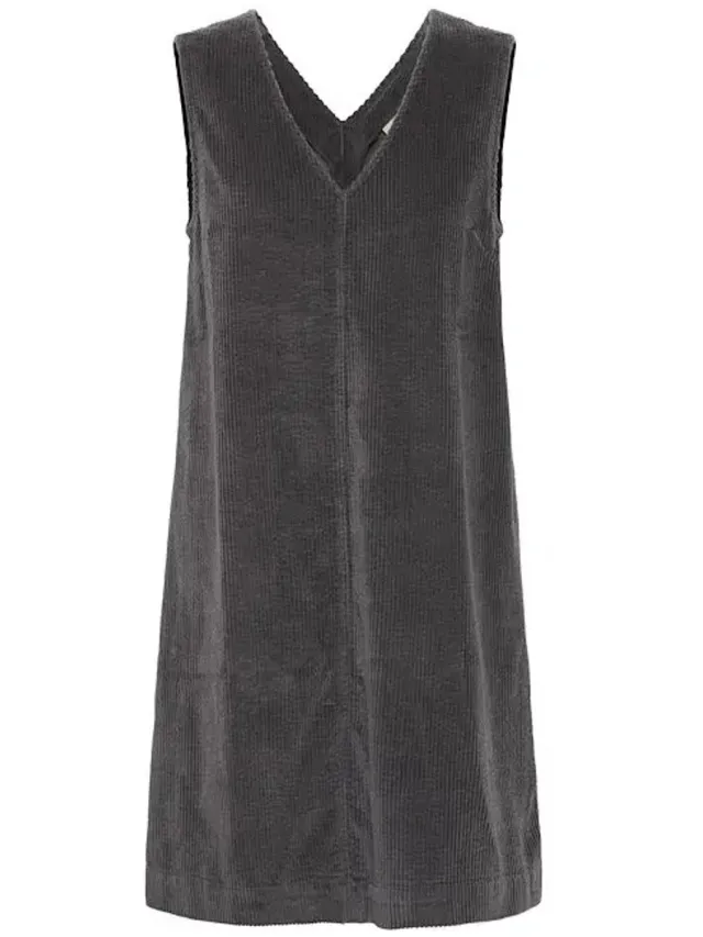 Fransa FRSALOMI DR 1 - Dames - Midi jurken Gray Pinstripe