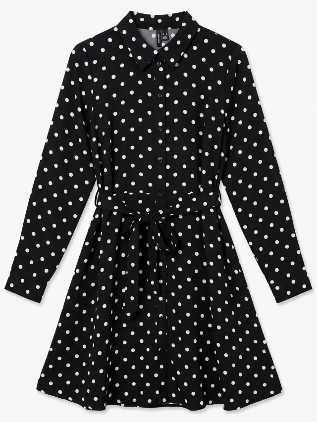 Vero Moda Jurk VMSHIRA Korte jurk Black 1