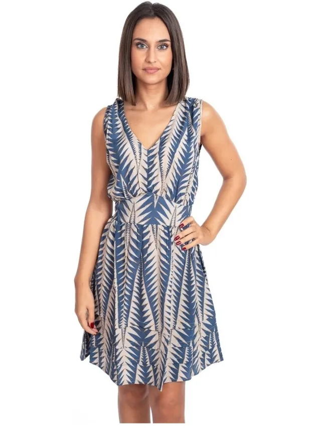 Isla Bonita By Sigris Korte Jurk Isla Bonita By Sigris Korte Jurk Blauw
