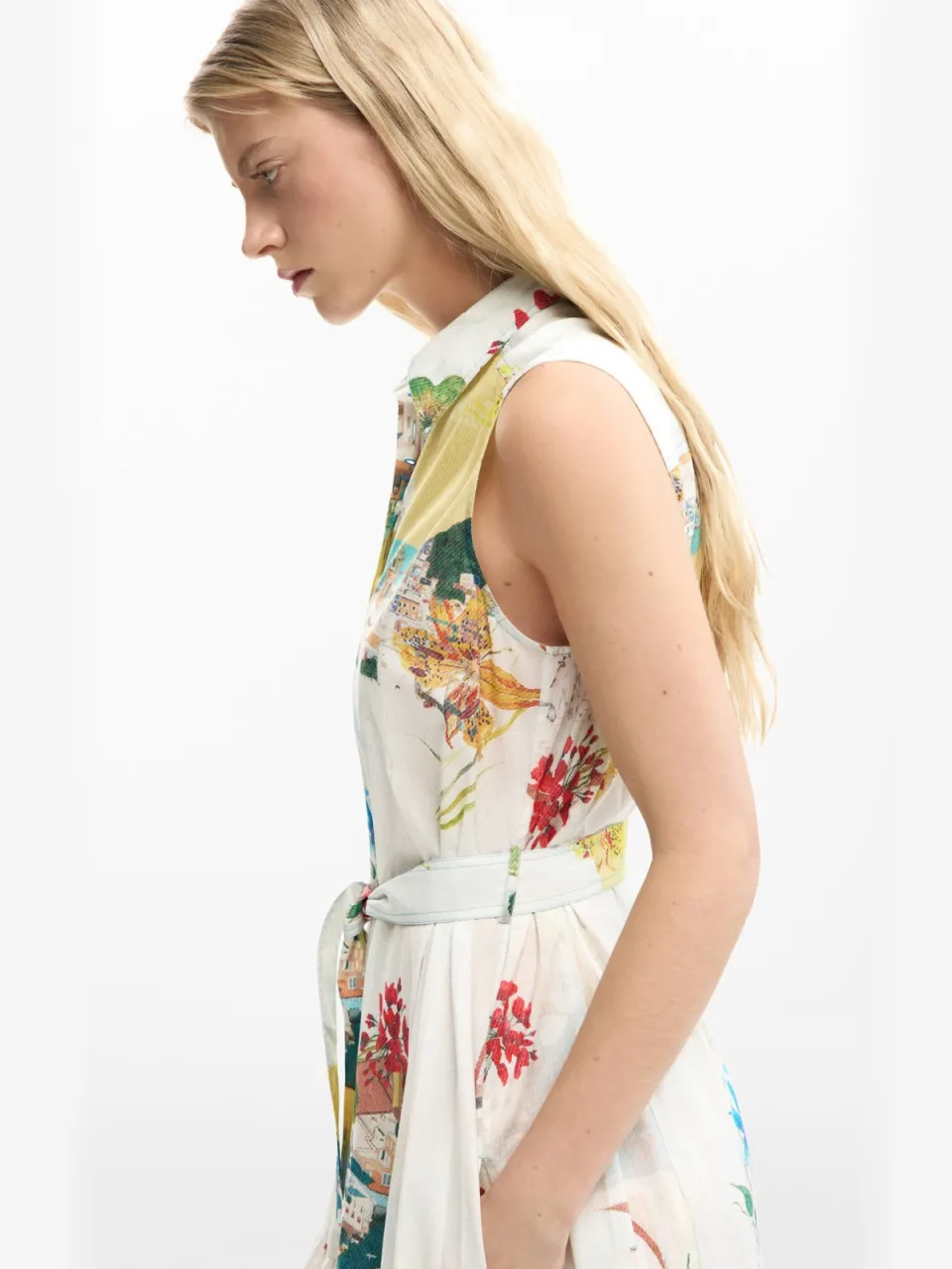 Desigual blousejurk wit, foto 3