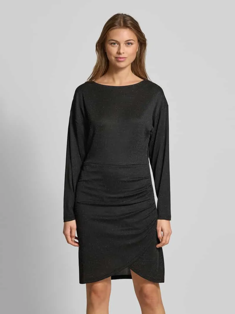 b.Young Jurk met rimpelingen model 'Syrene' Zwart