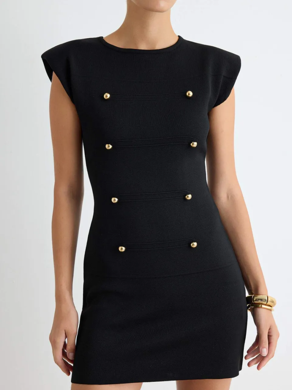 Trendyol TRENDYOLMİLLA Dames Zwart Effen Maxi Mouwloos Bodycon Jurken, foto 2