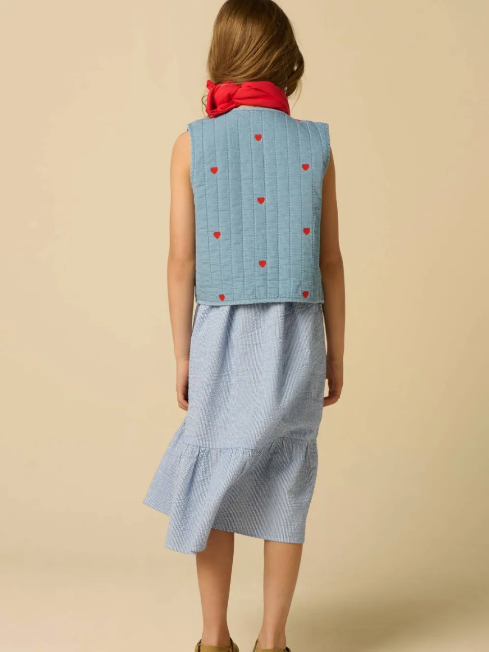 Sissy-Boy gestreepte maxi zomerjurk - blauw, foto 4