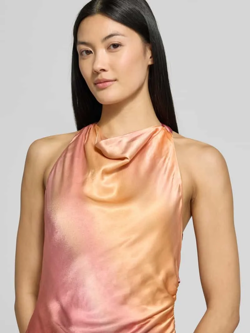 Forever New Avondjurk met halter model 'Andie' oranje, foto 4