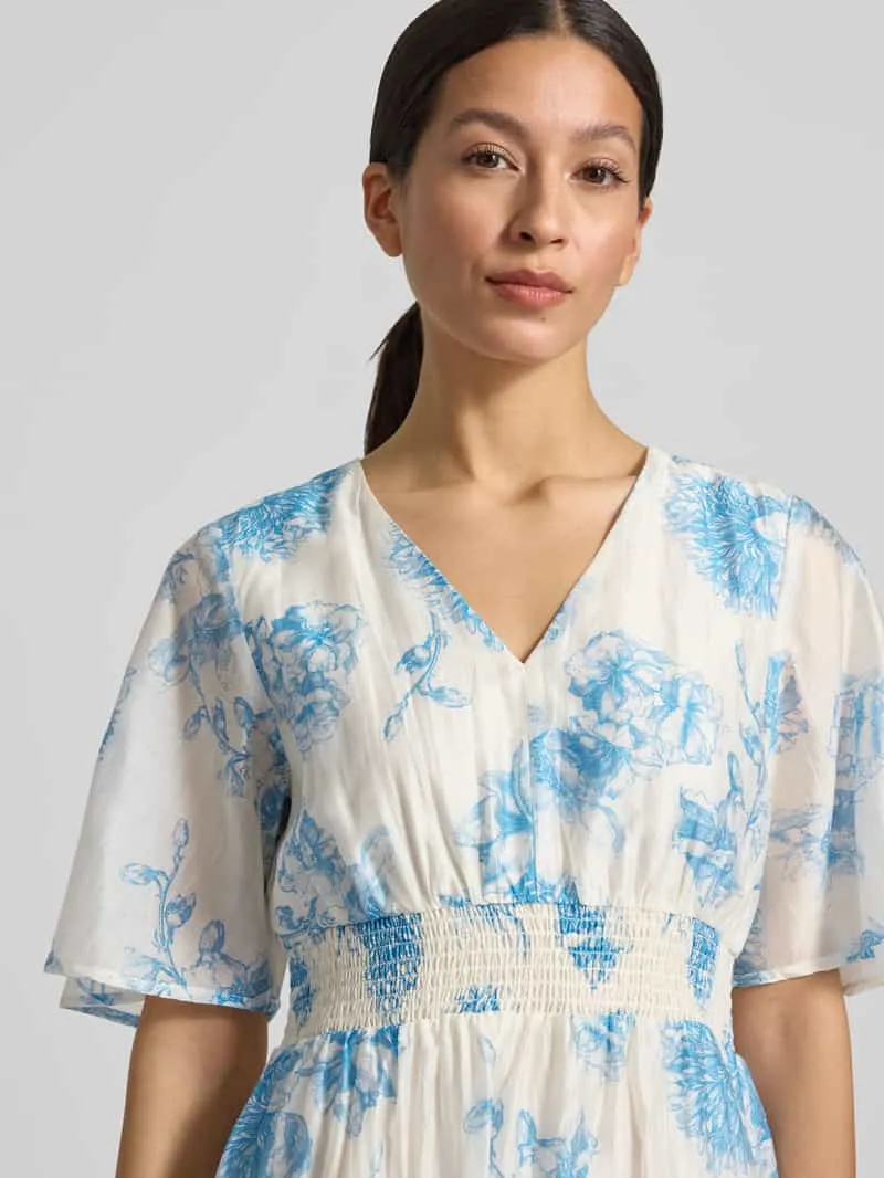 MSCH Copenhagen midi-jurk van lyocellmix model 'Evangelia' offwhite, foto 5