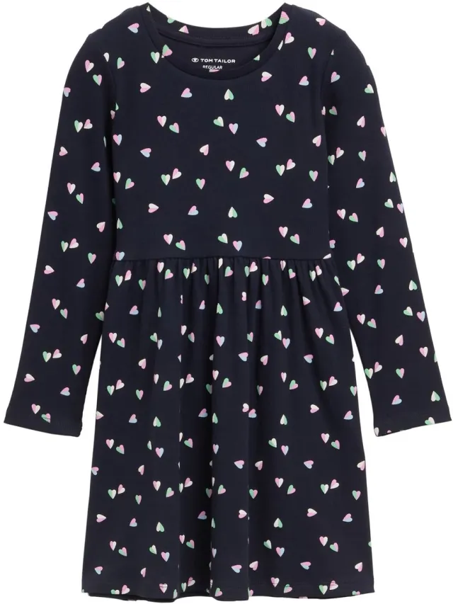 Tom Tailor Mini-jurk met all-over print - mini heart design