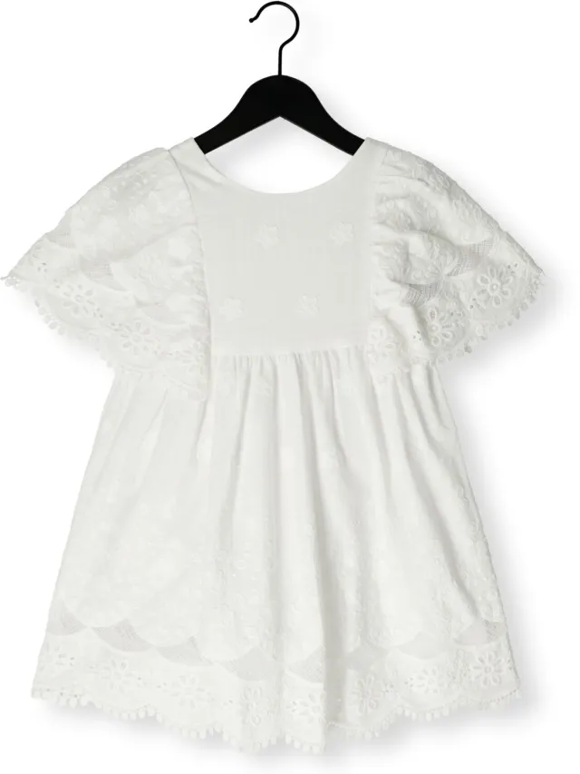 Mayoral Meisjes Jurken Cotton Dress - Wit