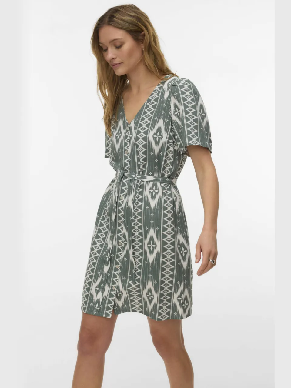 Vero Moda mini jurk groen, foto 3