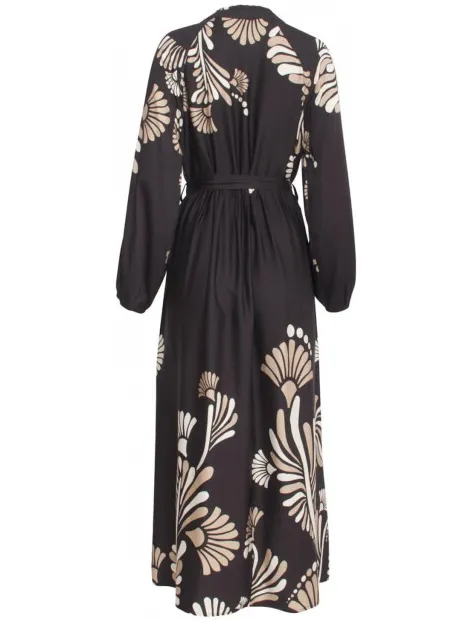 Smashed Lemon 24532 Dress Black - Sand, foto 2