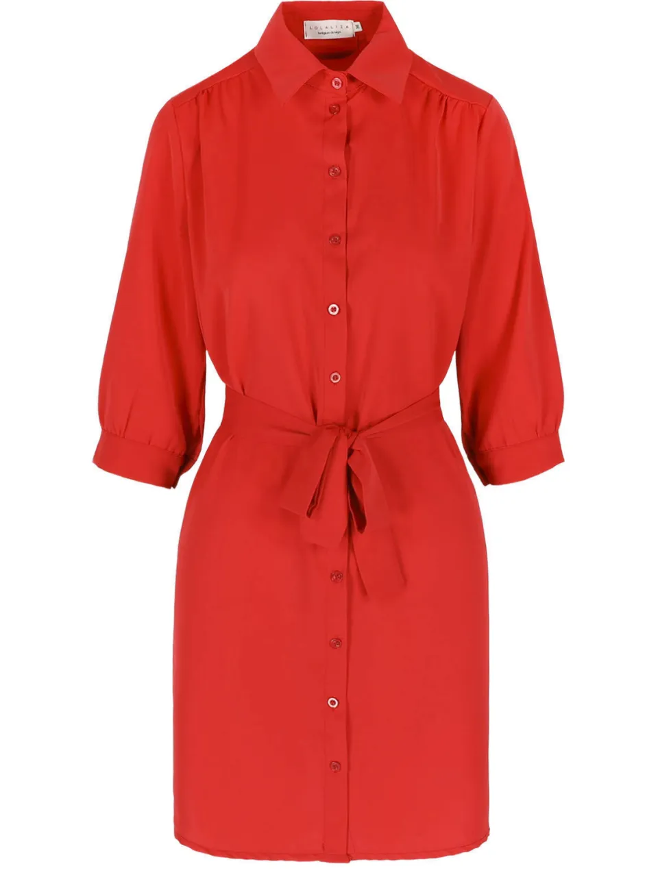 LOLALIZA blousejurk rood, foto 2