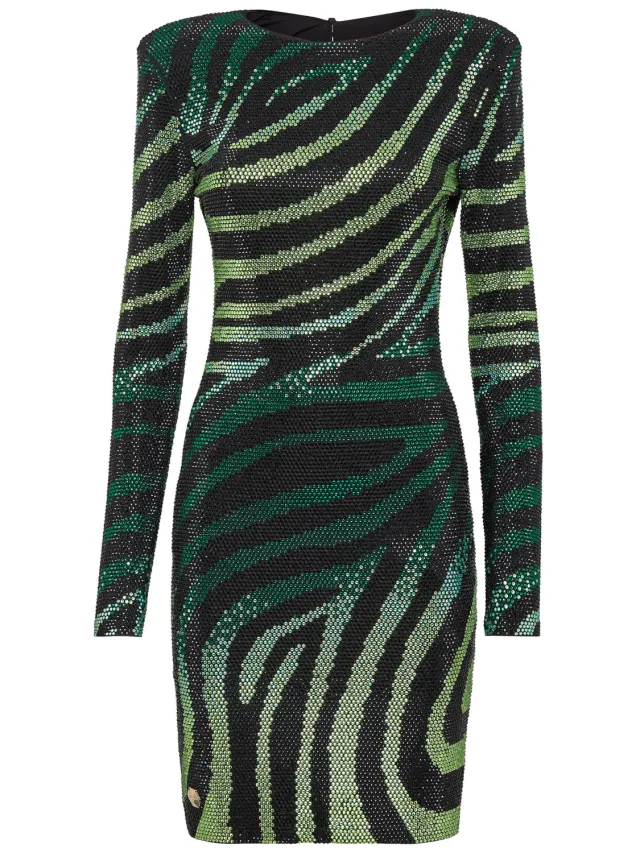 Philipp Plein Avondjurk Camouflage