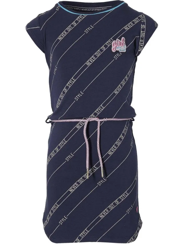 Quapi jurk FAB donker blauw