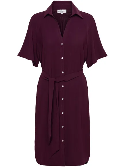 &Co Woman &co women jurk margo plum Rood