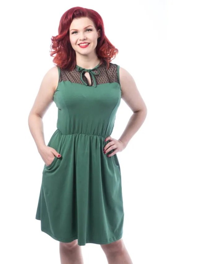 Rockabella AVALON Korte jurk - L - Groen
