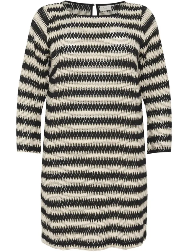 Kaffe Curve Kanten jurk voor dames KAFFE Curve KCMolina black