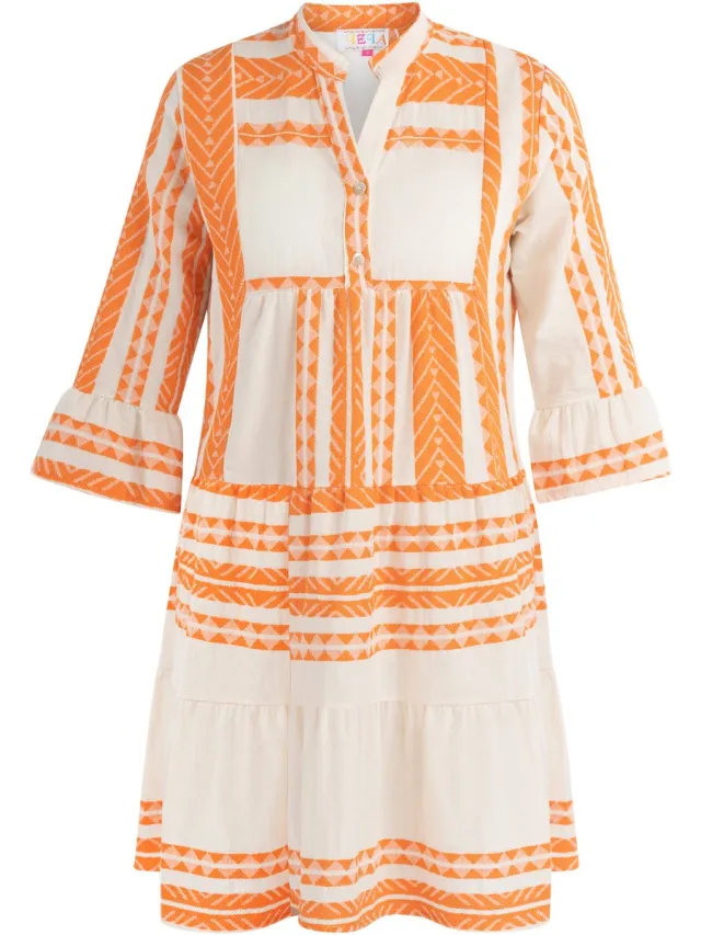 IZIA Zomerjurk oranje