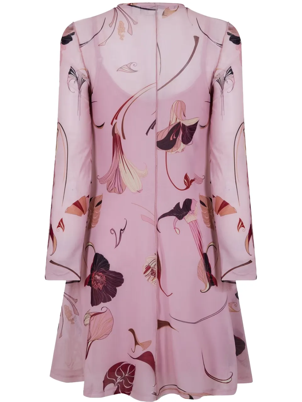 Ted Baker Mini-jurk voor dames van doorschijnende stof, in een normale pasvorm (Lichtroze) roze, foto 2