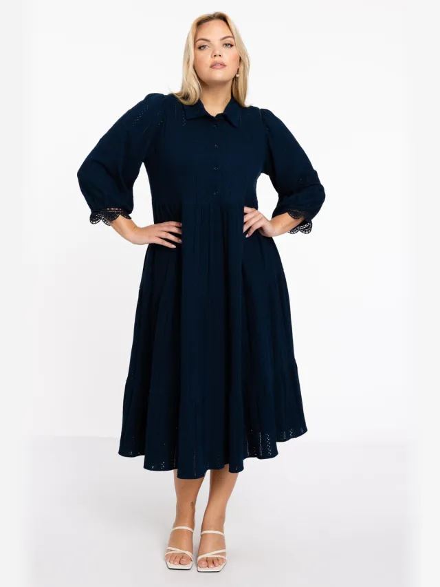 Yoek Jurk WAVE | Blauw