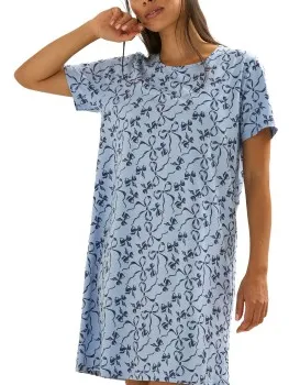 Trofé Trofe Bows Big T Nightdress Versch.kleure/Patroon,Blauw,Roze,Wit