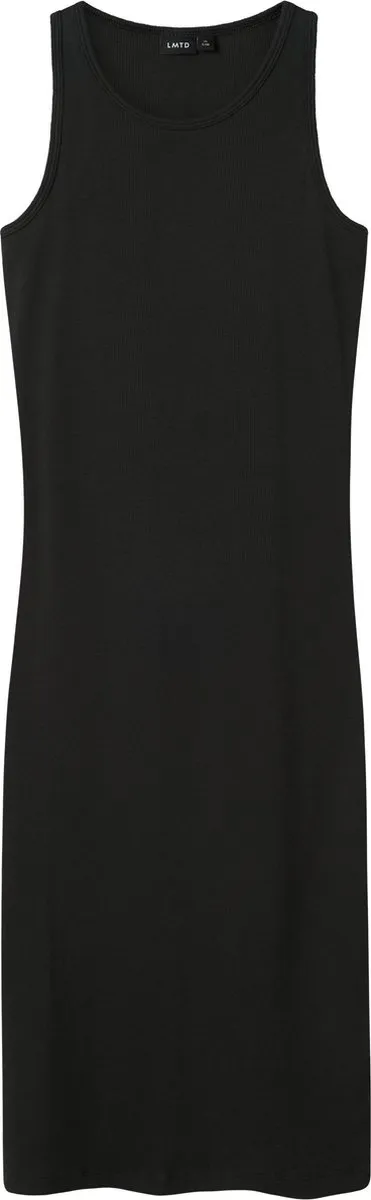 NAME IT NLFHINAJA SL LONG SOLID TANK DRESS NOOS - Meisjes - Jurken Zwart