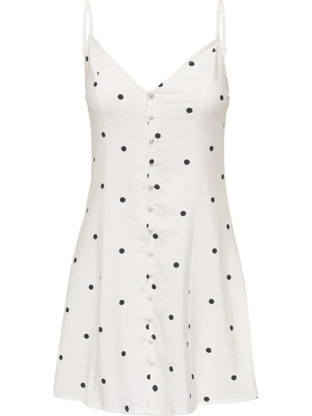 Only ONLLISA-TUTA V STRAP SHORT DRESS WVN - Meisjes - Mini jurken Black