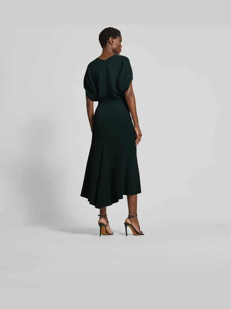 Victoria Beckham Maxi-jurk met V-hals zwart, foto 3