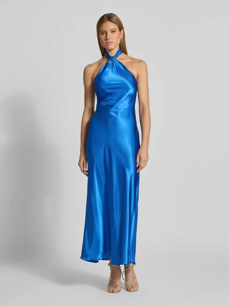 Forever New Avondjurk met Halter Model 'Yvette' Blauw
