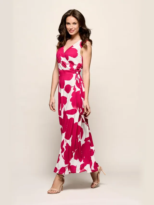 Mart Visser Reggy Print Jurk Offwhite / Roze Gebroken wit