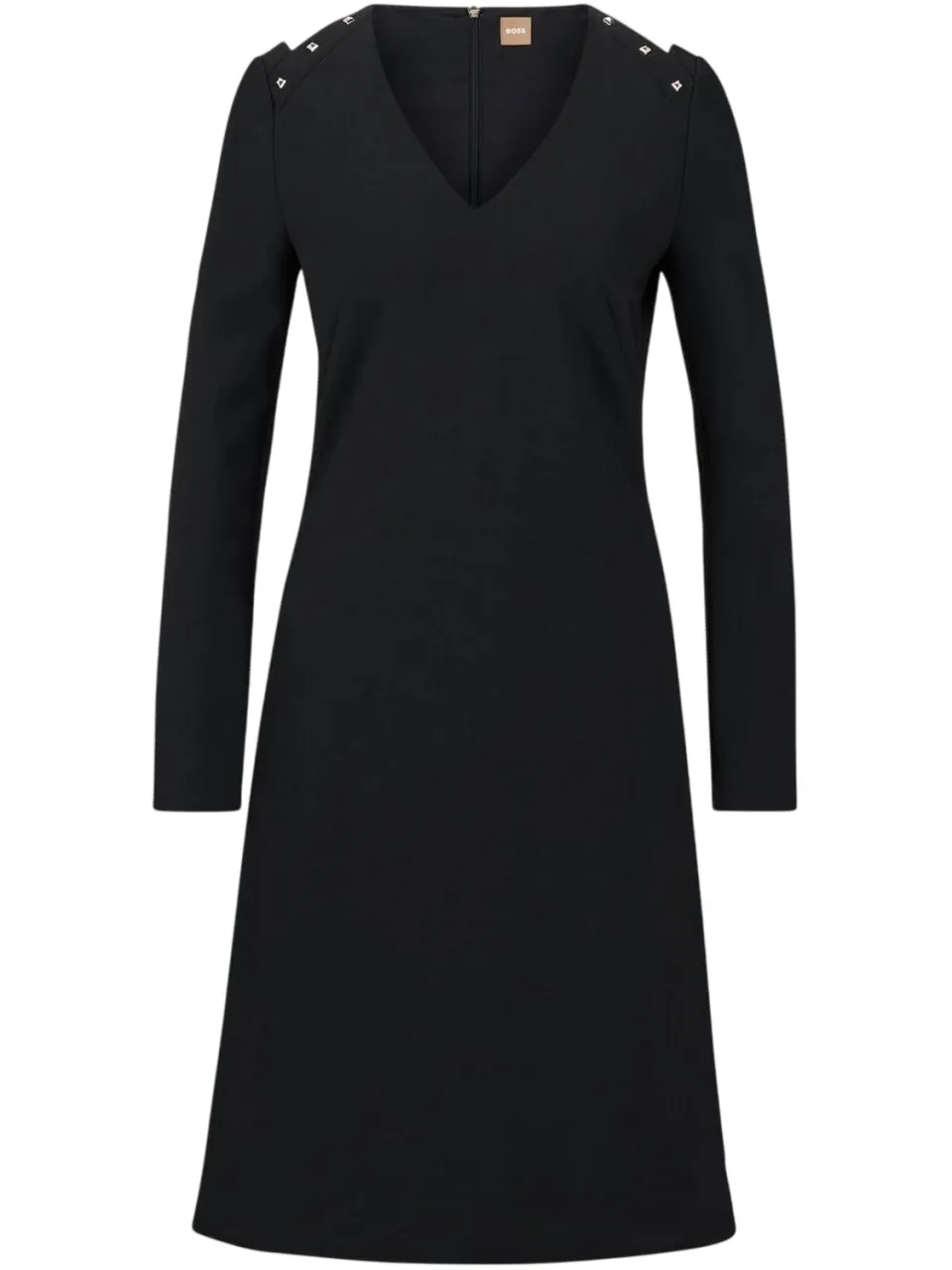 Boss Dariva midi-jurk voor dames (Zwart), foto 2